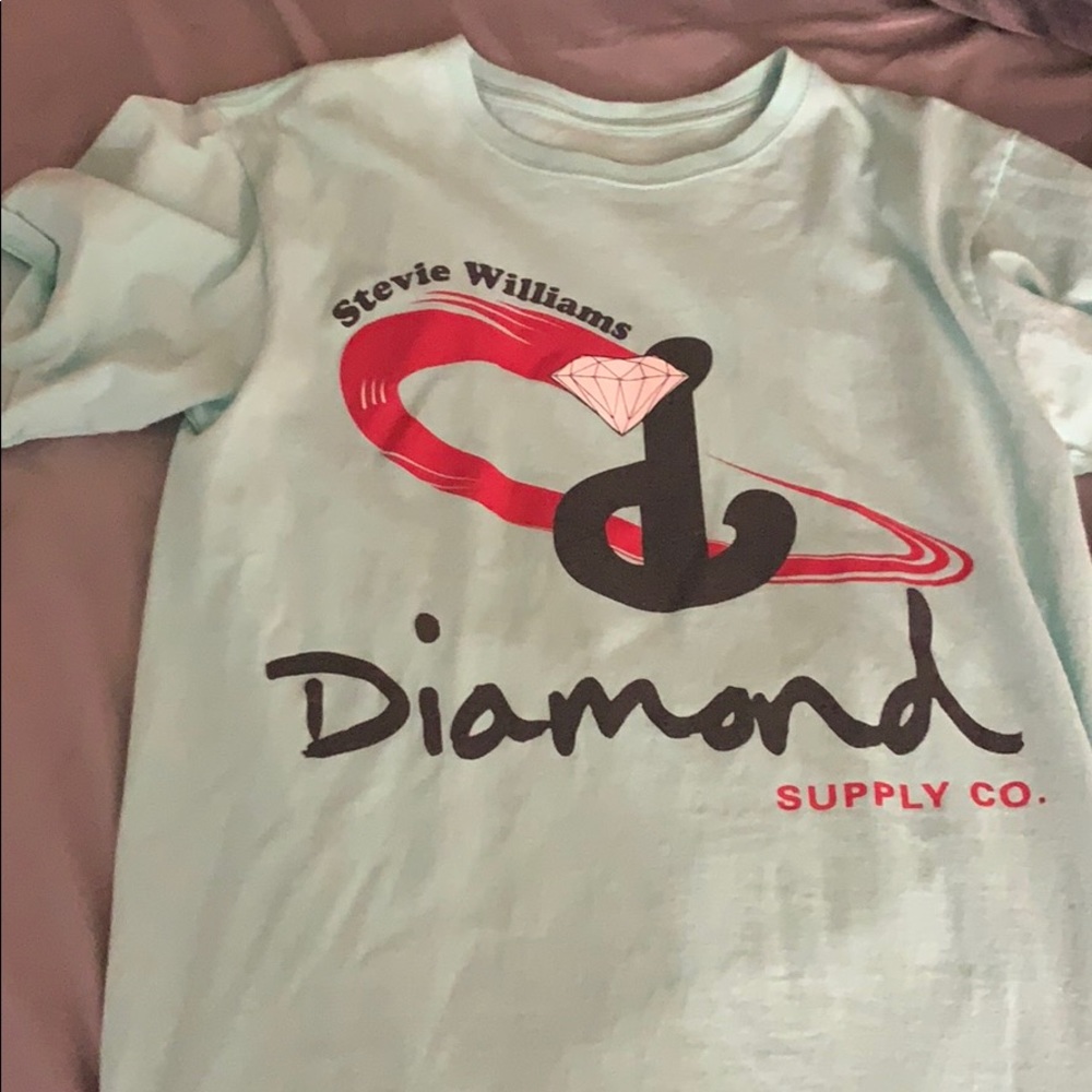 Teal diamond supply shirt